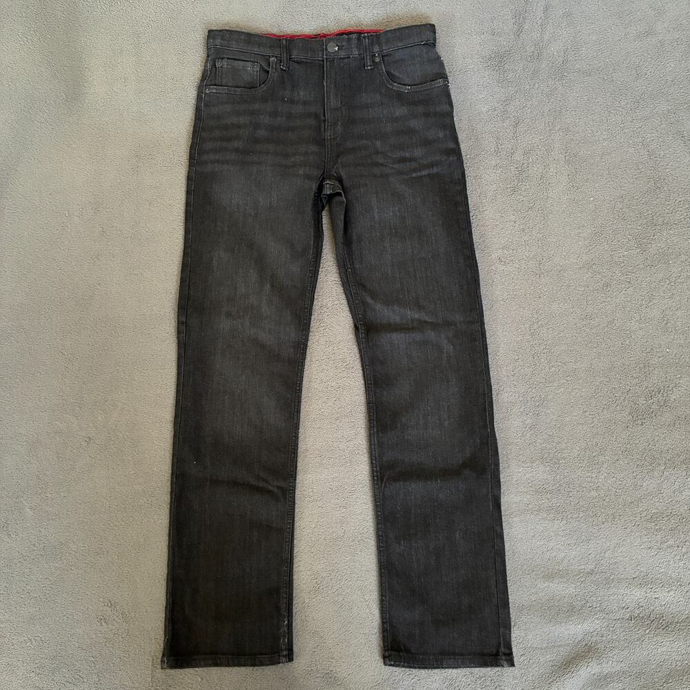 Levi’s 514 Faded Black Denim Mid Rise Slim Straight Leg Fit Jeans Men's Sz 29x31